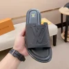 Louis Vuitton Portofino Mule Men's Black Slide - Italian Cra