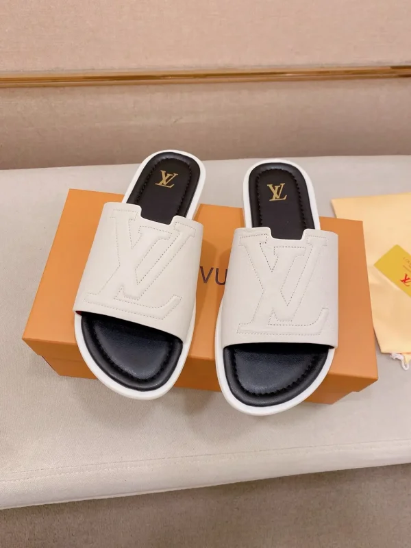 Louis Vuitton Portofino Mule Men's Black Slide - Italian Cra