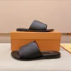 Louis Vuitton Portofino Mule Men's Black Slide - Italian Cra