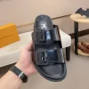 Louis Vuitton Sunset Mule Men's Black Leather Slide