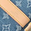 Louis Vuitton Keepall Bandouliere 45 Blue Denim