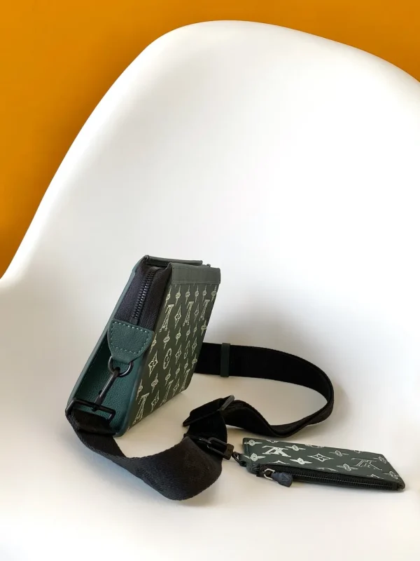 Louis Vuitton Trio Messenger Crossbody Bag Green