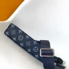 Louis Vuitton Trio Messenger Bag in Navy Leather