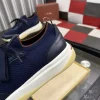Luxearchive Leather Platform Sneaker - Midnight Black