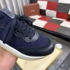 Luxearchive Leather Platform Sneaker - Midnight Black