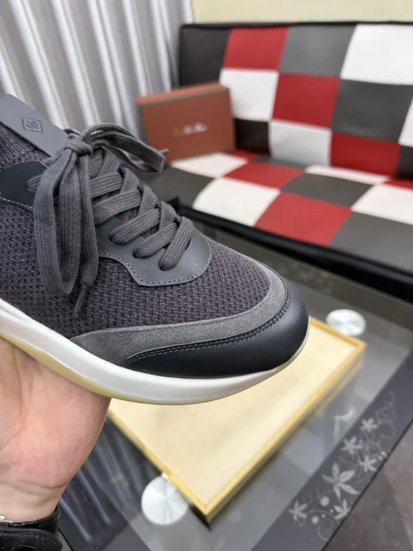 Luxearchive Leather Platform Sneaker - Midnight Black