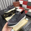 Luxearchive Leather Platform Sneaker - Midnight Black