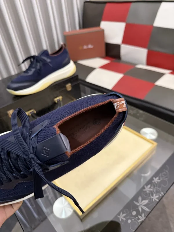 Luxearchive Leather Platform Sneaker - Midnight Black