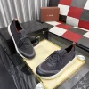 Luxearchive Leather Platform Sneaker - Midnight Black