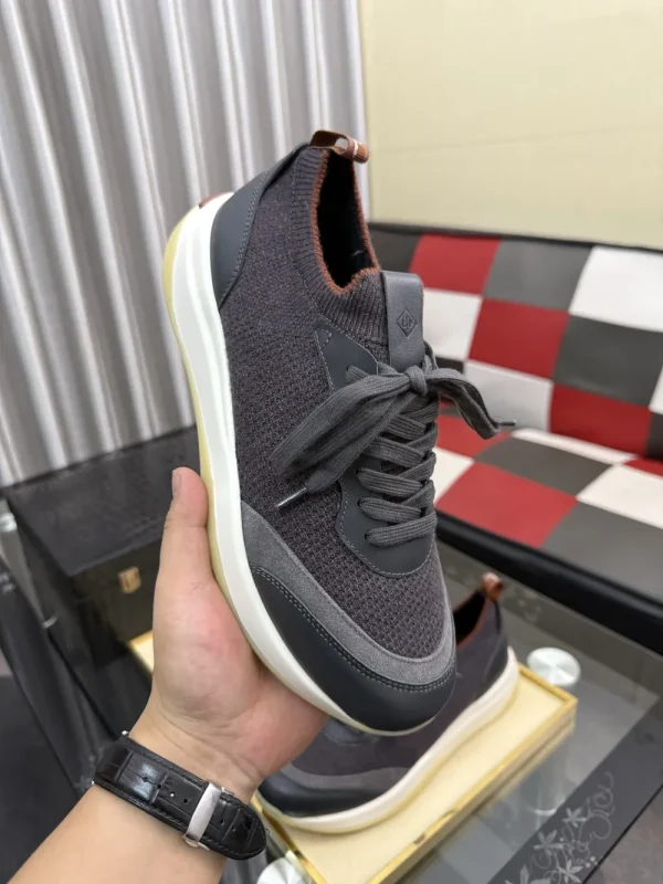 Luxearchive Leather Platform Sneaker - Midnight Black