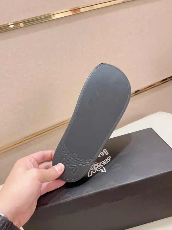 MCM Monogram Print Rubber Slides - Lightweight & Non-Slip