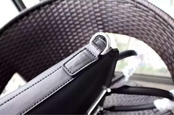 Montblanc Men's Black Leather Briefcase 2026