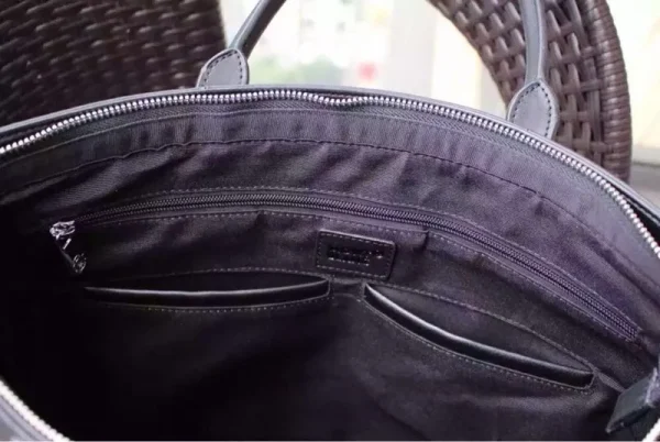 Montblanc Men's Black Leather Briefcase 2026