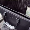 Montblanc Men's Black Leather Briefcase 2026