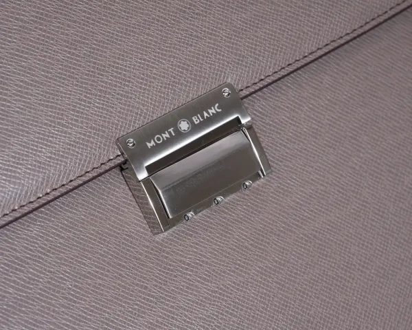 Montblanc Brown Leather Briefcase 2026 Model