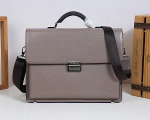Montblanc Brown Leather Briefcase 2026 Model