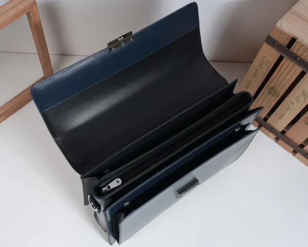 Montblanc Brown Leather Briefcase 2026 Model