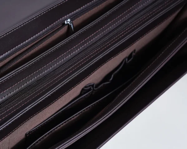 Montblanc Brown Leather Briefcase 2026 Model