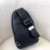 Montblanc Extreme 3.0 Men's Black Leather Sling Bag