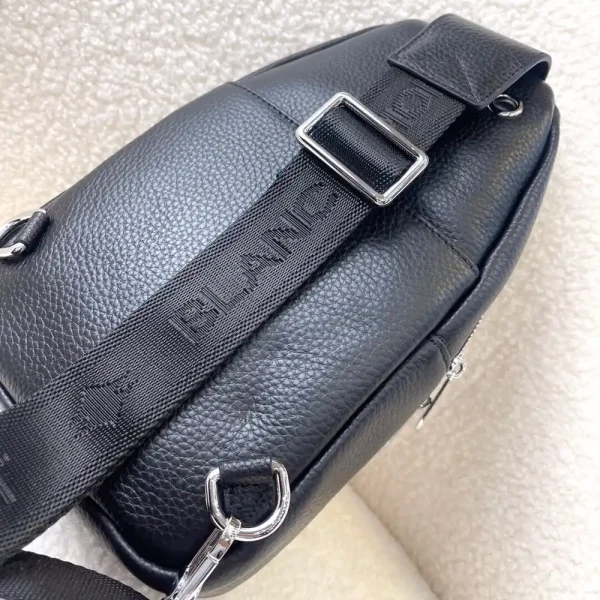 Montblanc Extreme 3.0 Men's Black Leather Sling Bag