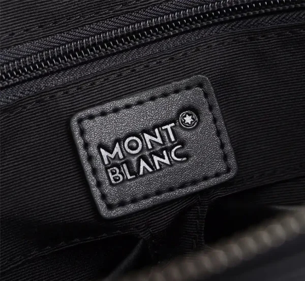 Montblanc Medium Black Leather Briefcase 2026