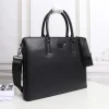 Montblanc Medium Black Leather Briefcase 2026