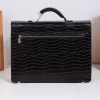 Montblanc Men's Briefcase Alligator Embossed Design