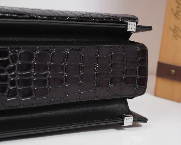 Montblanc Men's Briefcase Alligator Embossed Design