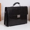 Montblanc Men's Briefcase Alligator Embossed Design