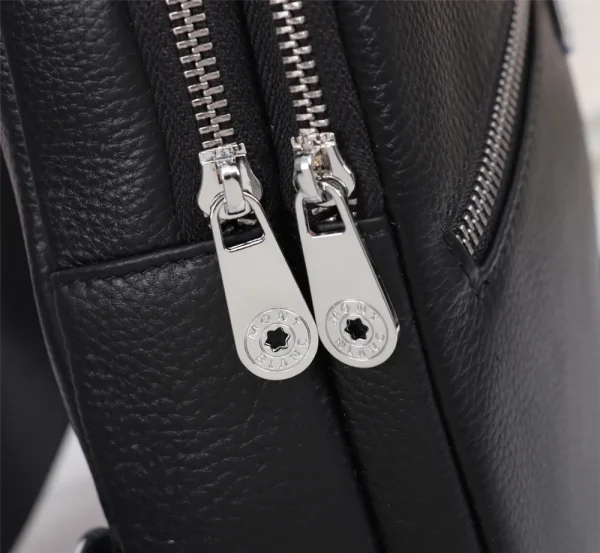 Montblanc Men's Leather Sling Bag - Boutique Material