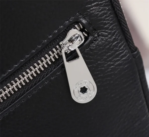 Montblanc Men's Leather Sling Bag - Boutique Material