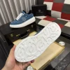 Philipp Plein Men's Blue Leather Sneaker