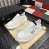 Philipp Plein Hexagon Men's Leather Sneaker - White