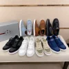 Prada Downtown Men's Black Leather Sneakers