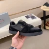 Prada Downtown Men's Black Leather Sneakers