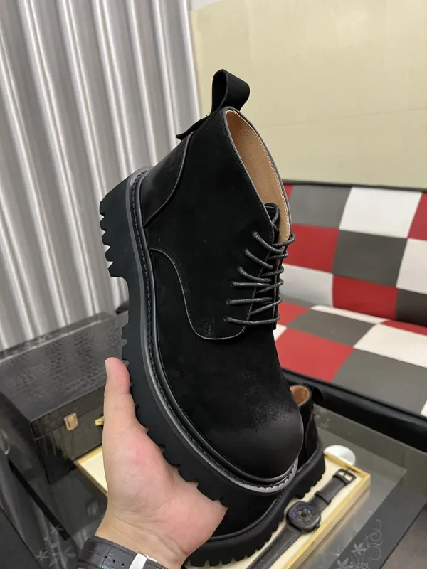 Prada Monolith Men's Black Leather Boot