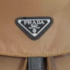 Prada Re-Nylon Men's Backpack in Camel Brown