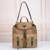 Prada Re-Nylon Men's Backpack in Camel Brown