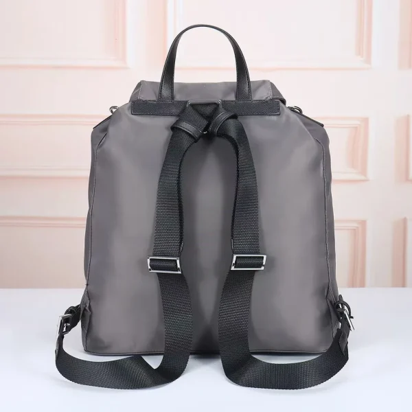 Prada Re-nylon Mercury Gray Backpack
