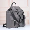 Prada Re-nylon Mercury Gray Backpack