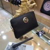 Versace La Medusa Black Leather Clutch