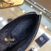 Versace La Medusa Black Leather Clutch