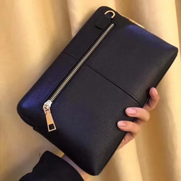 Versace Medusa Black Leather Clutch Bag - 2026 Edition