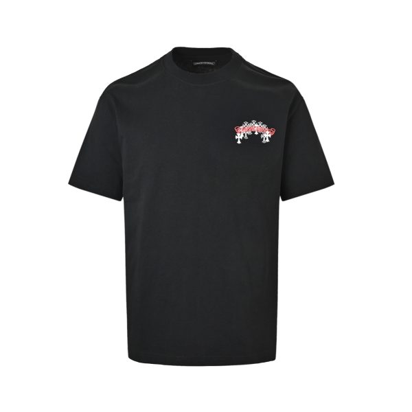55e87405 Chrome Hearts Red Cross Tee short-sleeve t-shirt- Black