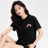 63daf81c (1) Chrome Hearts Red Cross Tee short-sleeve t-shirt- Black