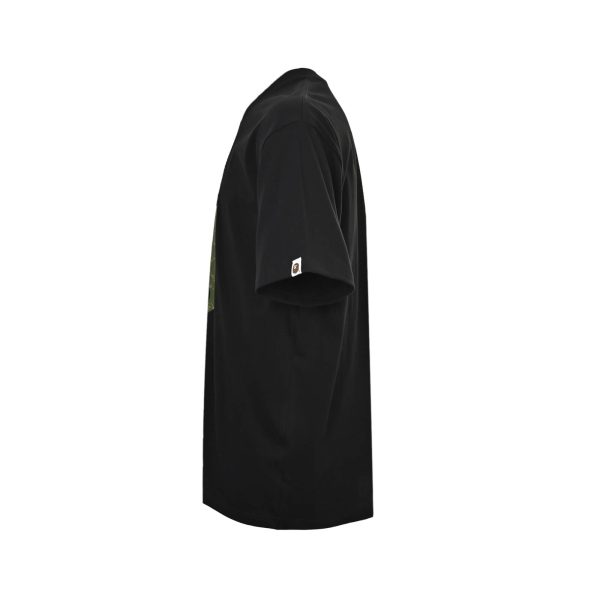 A Bathing Ape (BAPE) College Monogram Ape Head Relaxed Fit Tee- Black