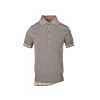 Acne Studios Layered Wool Knit Polo Shirt- Light Brown Melange