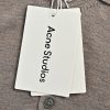 Acne Studios Layered Wool Knit Polo Shirt- Light Brown Melange