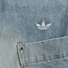 Adidas Originals Adilenium Denim Joggers- Mid Blue