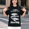 Balenciaga Scribble Graphic T-shirt- Black